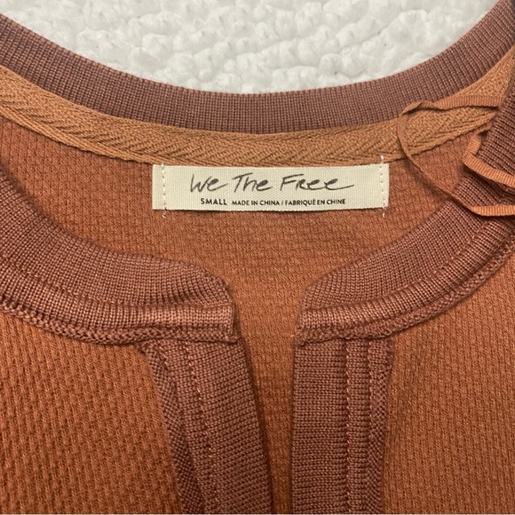 Free People Womens Size S Mikah Layering Cuff Autumn Combo Top NWT - Picture 7 of 8